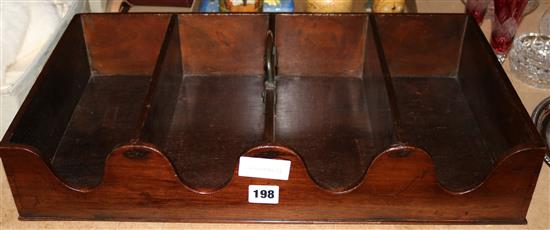 Mahogany bottle carrier